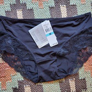 NWT Women's Bikini Panties in Black  - Size M